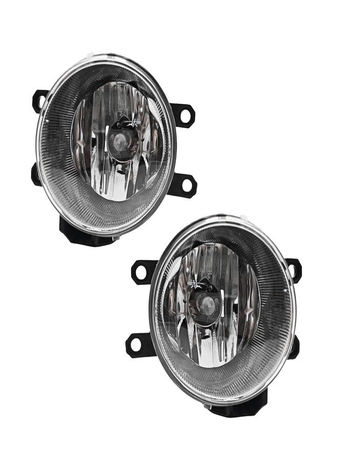 WILD BEAR Fog Lights Compatible with 2014 2015 2016 Corolla Altis CE ECO L LE (Not Fit for SE/S type) Lamp (Chrome Ring) - Image 5