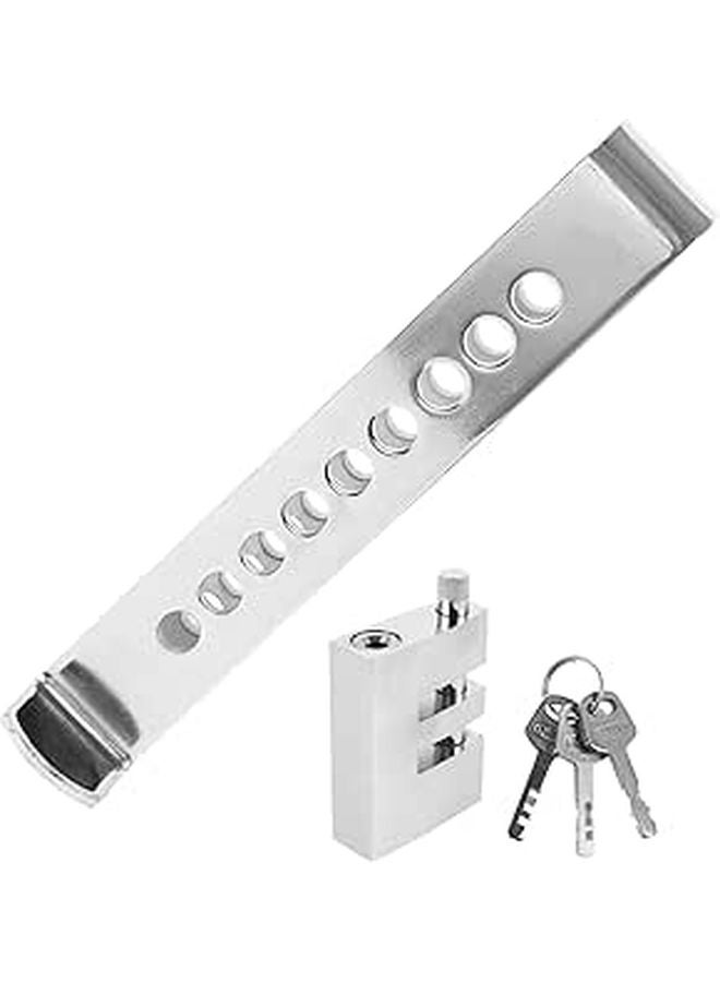 Adjustable Anti Theft Brake Pedal Lock and Clutch Lock for Car Truck Security Heavy Duty - Image 1