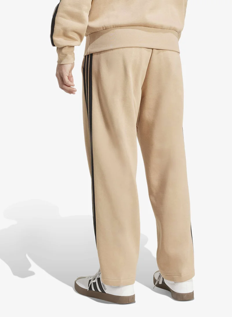 adidas سراويل رياضية أساسية من الصوف بثلاث خطوط