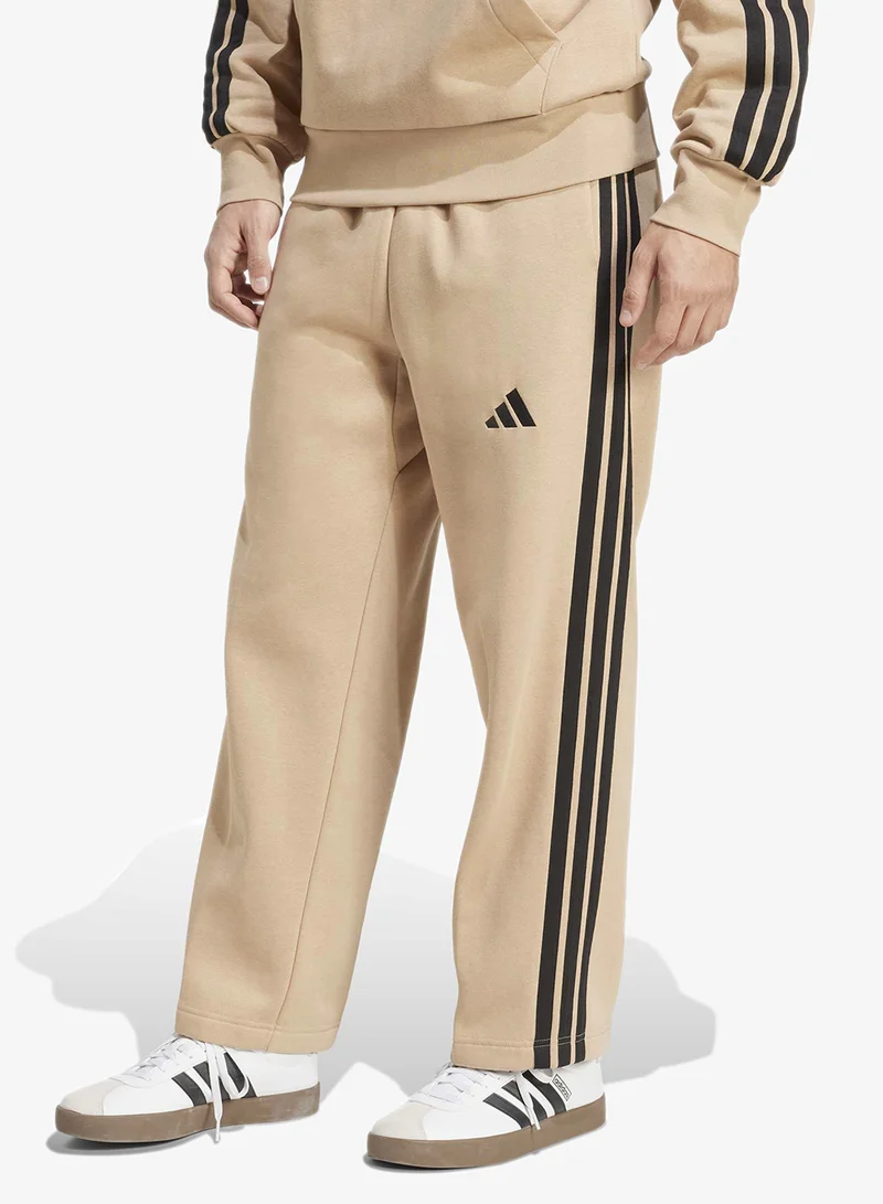 adidas سراويل رياضية أساسية من الصوف بثلاث خطوط