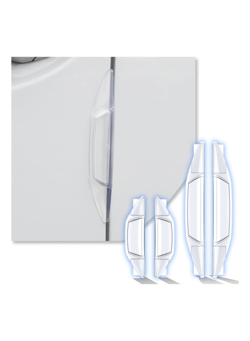 SOLARAE 4-Pack Self-Adhesive Anti-Collision Bumper Guard Trim Stickers for Car Door Edge Protection, Scratch-Resistant Side Edge Protector Strips for Vehicle Safety. - Image 1