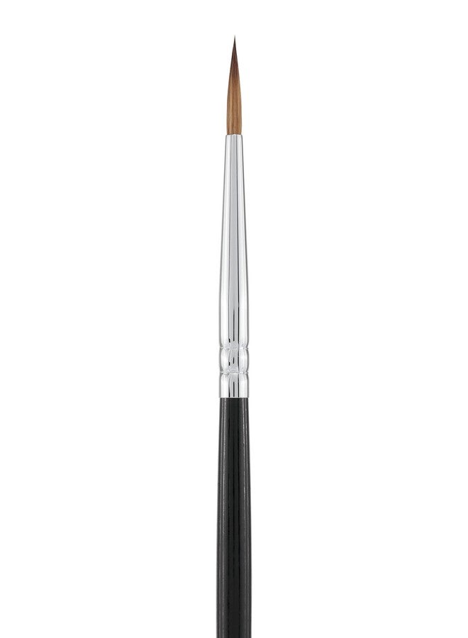 Creative Mark Rhapsody Kolinsky Sable Brushes for Professional Watercolorists - Round # 3 Excellent Spring, Full Belly, Split-Proof Points, Chrome Ferrules, Short Handle, English Sizing - Image 3