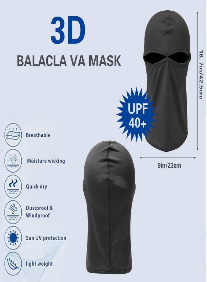 Cutewing Balaclava Mask 3D Print Full Face Mask Cooling Neck Gaiter Sun Protection Face Cover Mask Windproof Ski Mask, Solida, L/One size - Image 3
