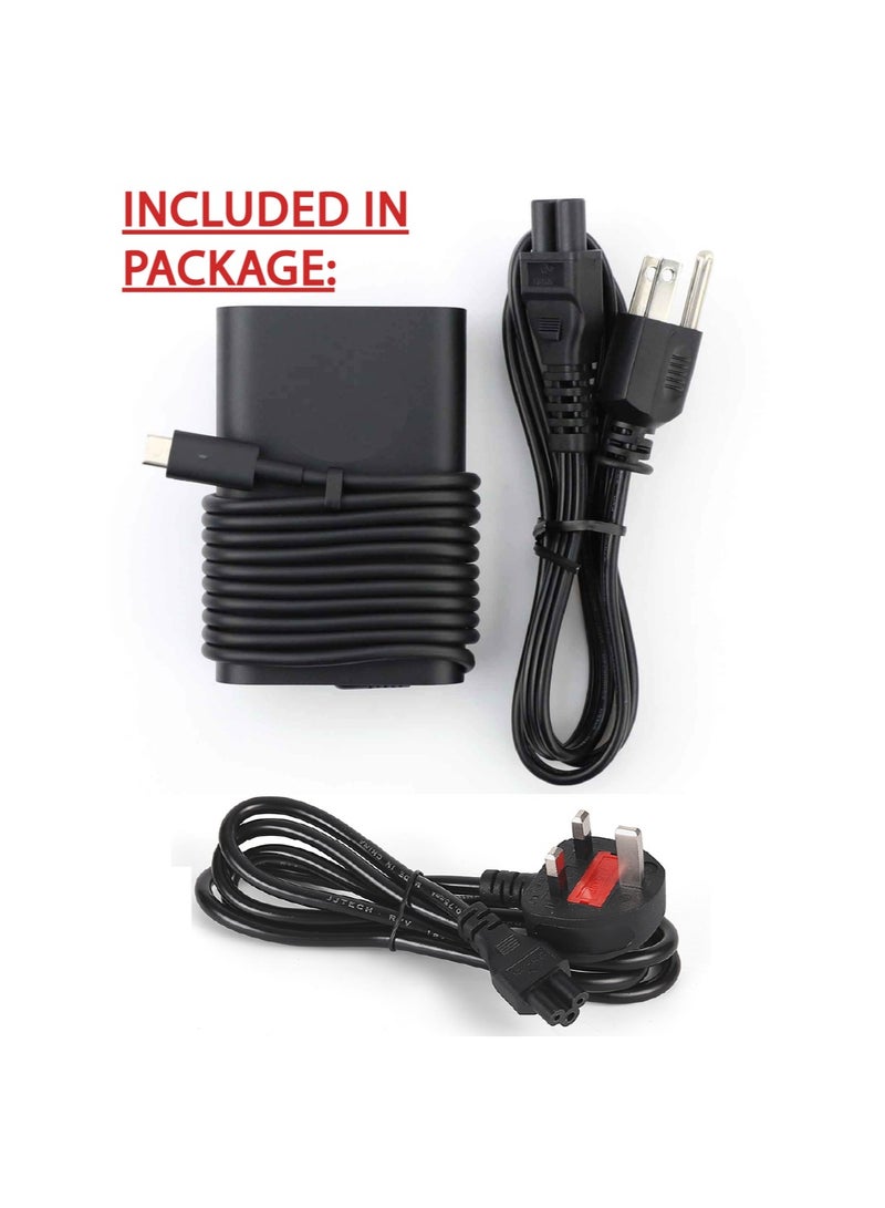 رينيو 65W Type-C USB-C Power Dell Replacement Adapter or Replacement Charger for Dell laptop - Image 2