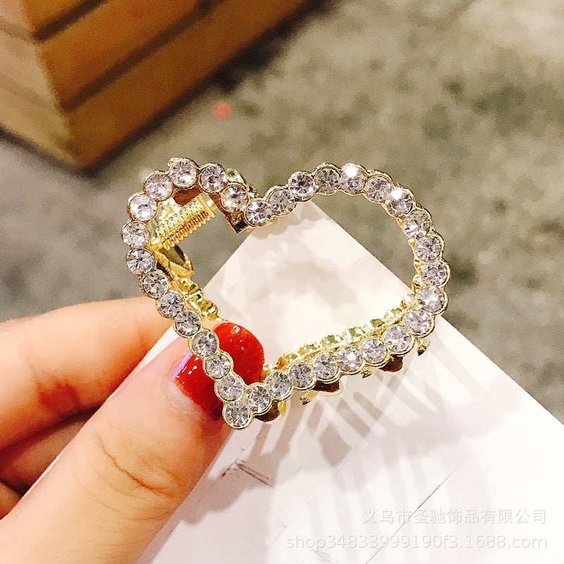 Generic Korean-style Pearl Top Clip Hairpin Alloy Electroplated Back Head Grab Clip Simple Fashion Womens All-match Hair Grab Stall Raffincare 168