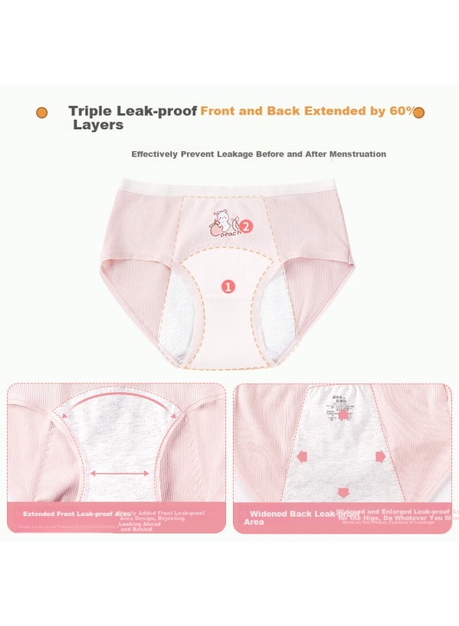 AURORA Ailer & Orla Girls' Menstrual Period Underwear, Leakproof Menstrual Panties For Teenage Girls, 12-15 Years Old, Student Physiological Panties 012 Xxl - Image 2