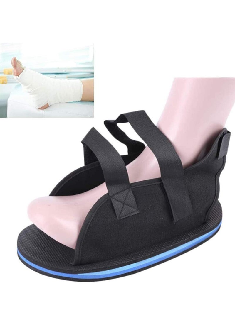 MEGA Post Op Shoe Plaster Cast Shoe Medical Open Toe Foot Protection Cast Boot Recovery Gypsum Shoe for Injury Sprained Ankle Large Size (L) - Image 2