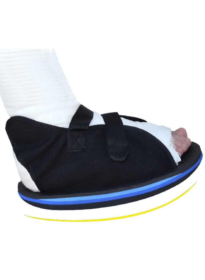 MEGA Post Op Shoe Plaster Cast Shoe Medical Open Toe Foot Protection Cast Boot Recovery Gypsum Shoe for Injury Sprained Ankle Large Size (L) - Image 4