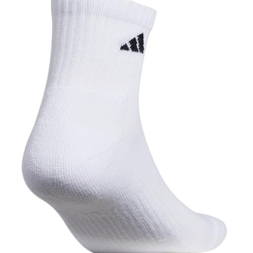 adidas Men's Socks, Athletic Cushioned Quarter 6-Pack, Ankle Fit with Arch Support - Image 5