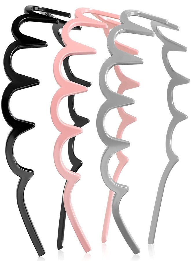 Big Box Zig Zag Shark Tooth Hairband Plastic Headband Hair Comb Women Hair Hoop Hair Accessories (6 Pieces) - Image 2