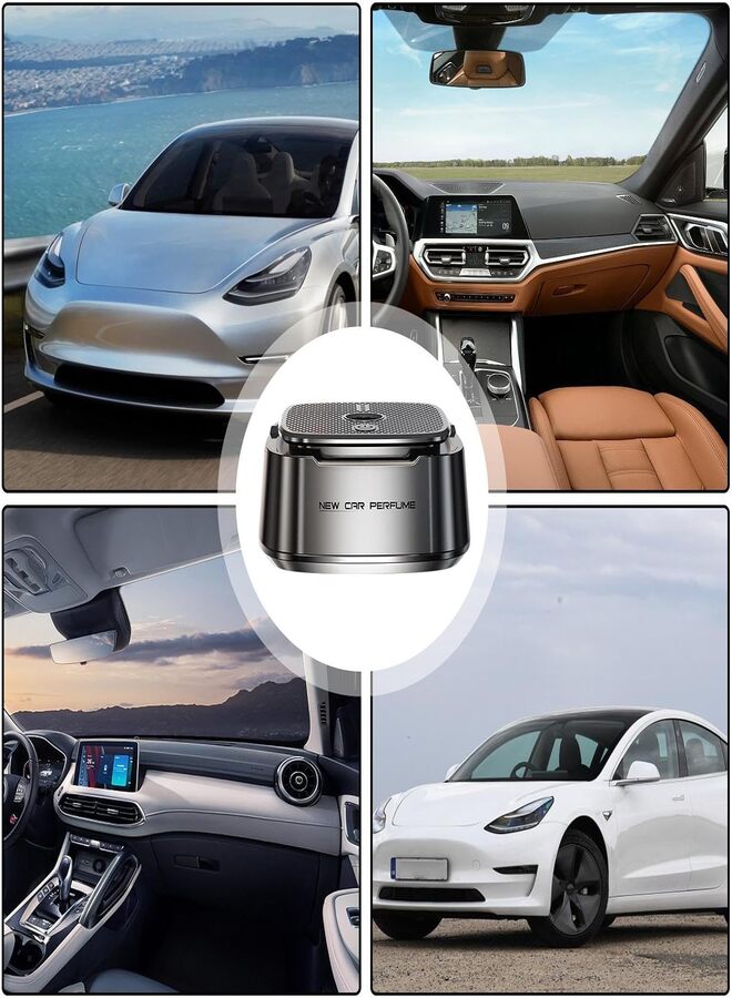SUKILO Car Air Freshener 15ml – Ultrasonic Smart Car Perfume Diffuser with Adjustable Fragrance Concentration, Long-Lasting Aroma, Touch Control, Nano Atomization, Dashboard Nano Anti-Slip Mat  - Image 5