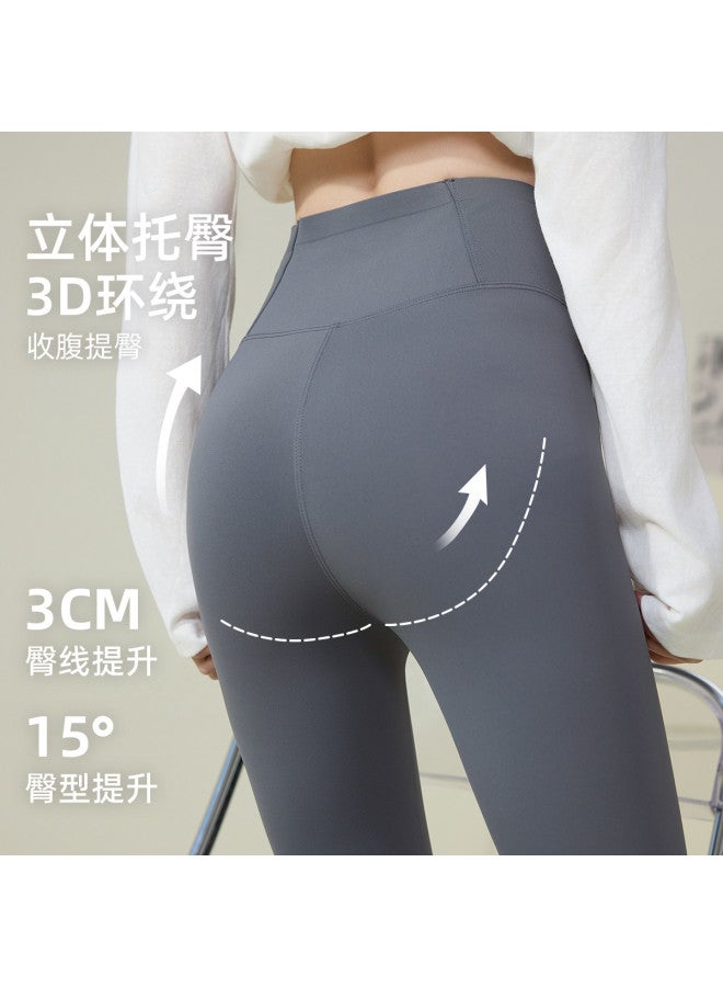 Modal 2025 New Fishbone Cloud-Feel Shark Leggings For Women, High-Waisted Tummy Control Lifting Yoga Fitness Base Layer Tight Pants - Image 2
