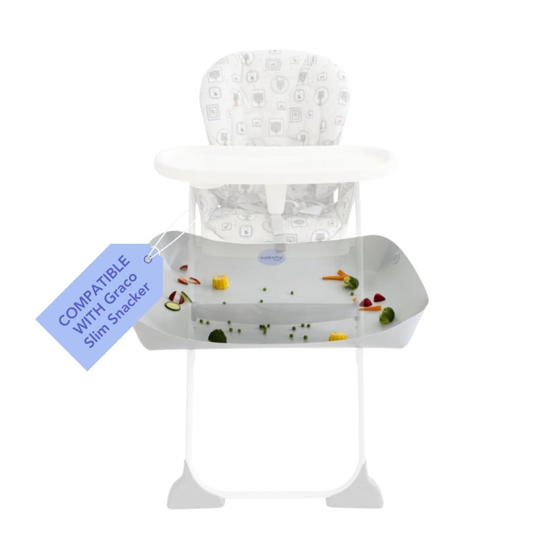 CATCHY - Food Catcher - Compatible with Graco Slim Snacker High Chair + 11 Other High Chairs - Highchair Sold Separately - Baby & Toddler Food & Mess Catcher - Under High Chair Accessory - Image 1