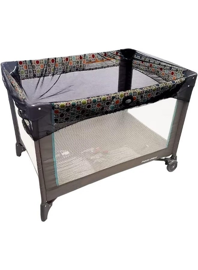 DODO NICI شبكة البعوض لعربة الأطفال، مخيطة في حقيبة، شبكة بعوض للأطفال مع حقيبة تخزين، شبكة مقعد السيارة للرضع، سوداء - Image 5
