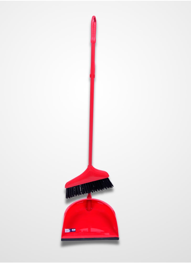 Long Handle Dustpan and Broom/Brush set for home, Upright Self-Cleaning with Dustpan Teeth for Sweeping Room, Kitchen, Office Lobby Indoor Floor - pzsku/Z45F0D00492468AE13FC2Z/45/_/1721918884/eec4ac69-9448-44db-ad6e-592f635aa31a