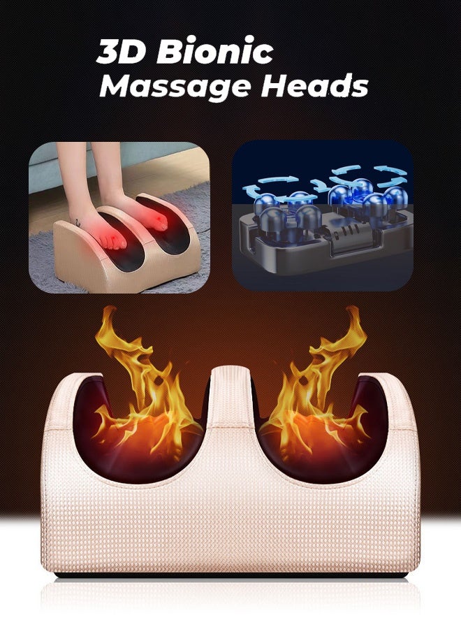 Generic 3D Shiatsu Heated Foot Massager Machine - 6 Mode Adjustable Heat (35-50°C) with Timer, Portable Home Spa for Arabic Family Pain Relief & Circulation - Image 2