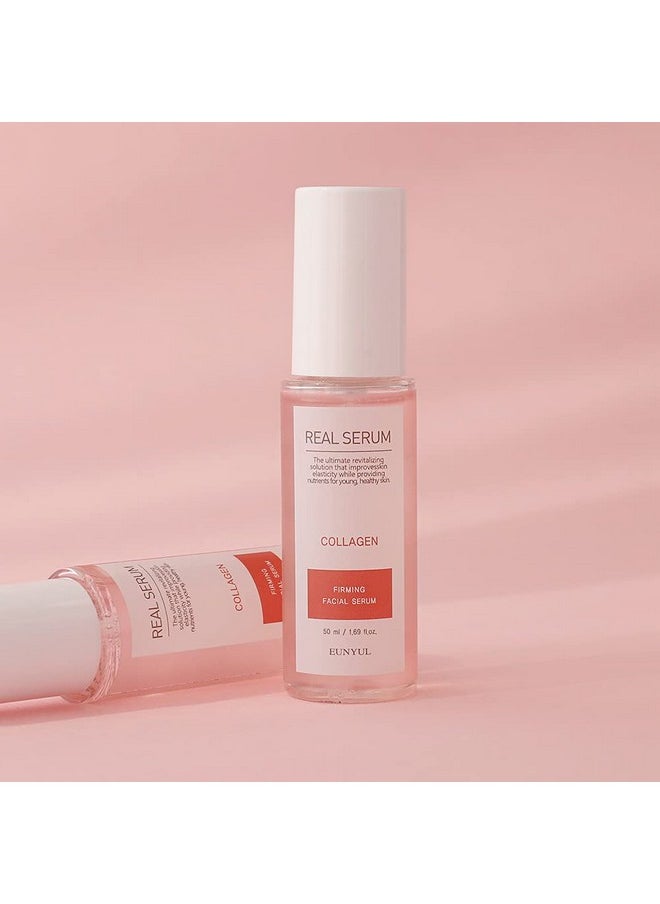 Eunyul Real Collagen Serum 1.69 Fl. Oz. Korean Skincare Elasticity & Firming Collagen Skincare  - Image 3