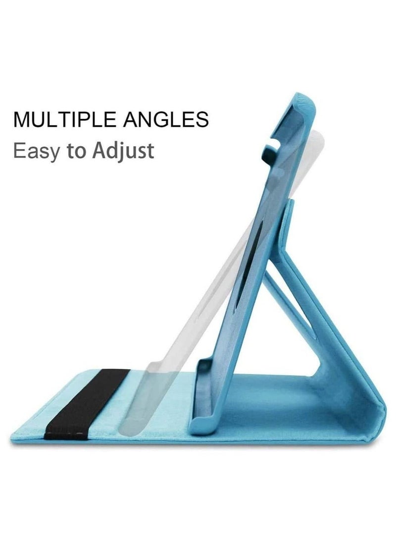Raxoom Samsung Galaxy Tab A7 Lite 8.7 2021 Case 360 Degree Rotating Stand [Auto Sleep/Wake] Folio Leather Smart Cover Case for Samsung Tab A7 Lite 8.7 inch 2021 Tablet [SM-T220/T225/T227](Light Blue) - Image 2