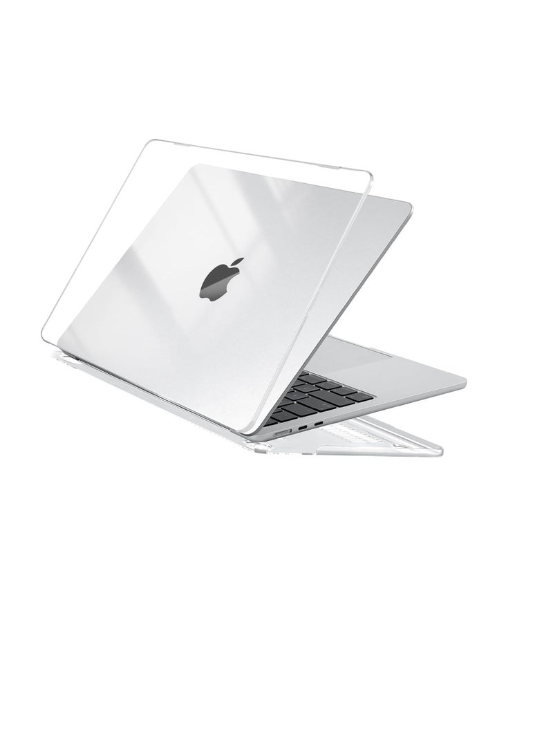 حافظة متوافقة مع جهاز MacBook Air الجديد مقاس 13.6 بوصة إصدار M3 A3113 M2 A2681 موديل 2024 2023 2022 غلاف بلاستيكي صلب شفاف للغاية - Image 5
