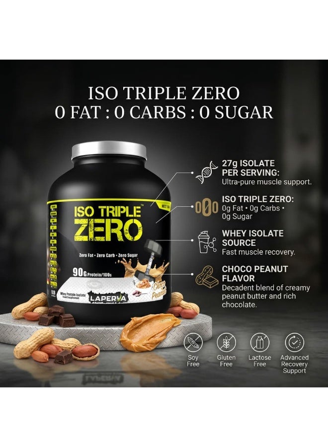 Laperva Iso Triple Zero Next Generation, Choco Peanut, 4 LB - Image 3