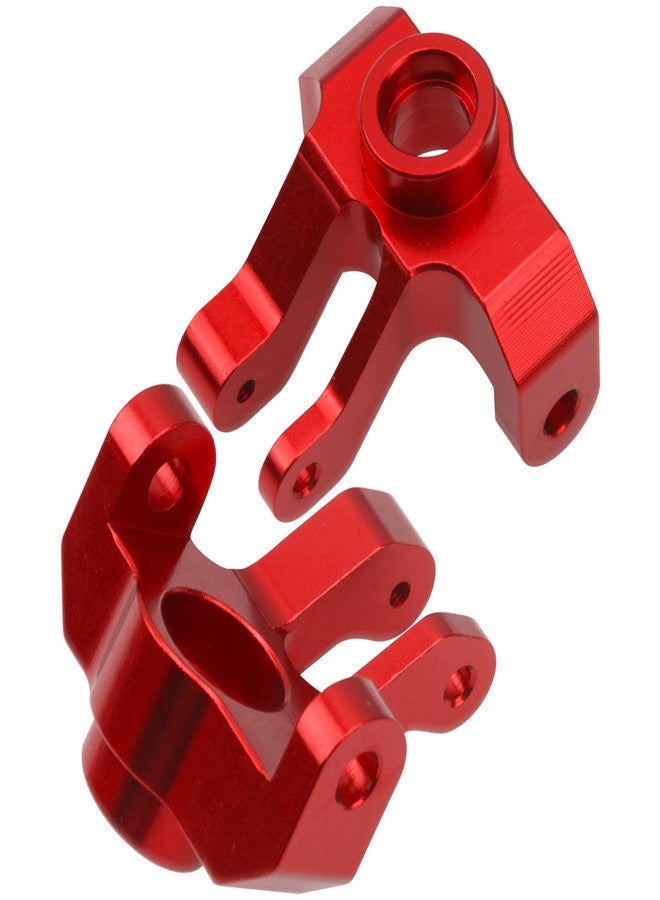 Vgoohobby Metal C-Hubs Caster Blocks & Front Steering Blocks & Rear Stub Axle Upgrade Parts Compatible with MN128 MN86s MN86k MN86 G500 1/12 RC Crawler Car (Red) - Image 5