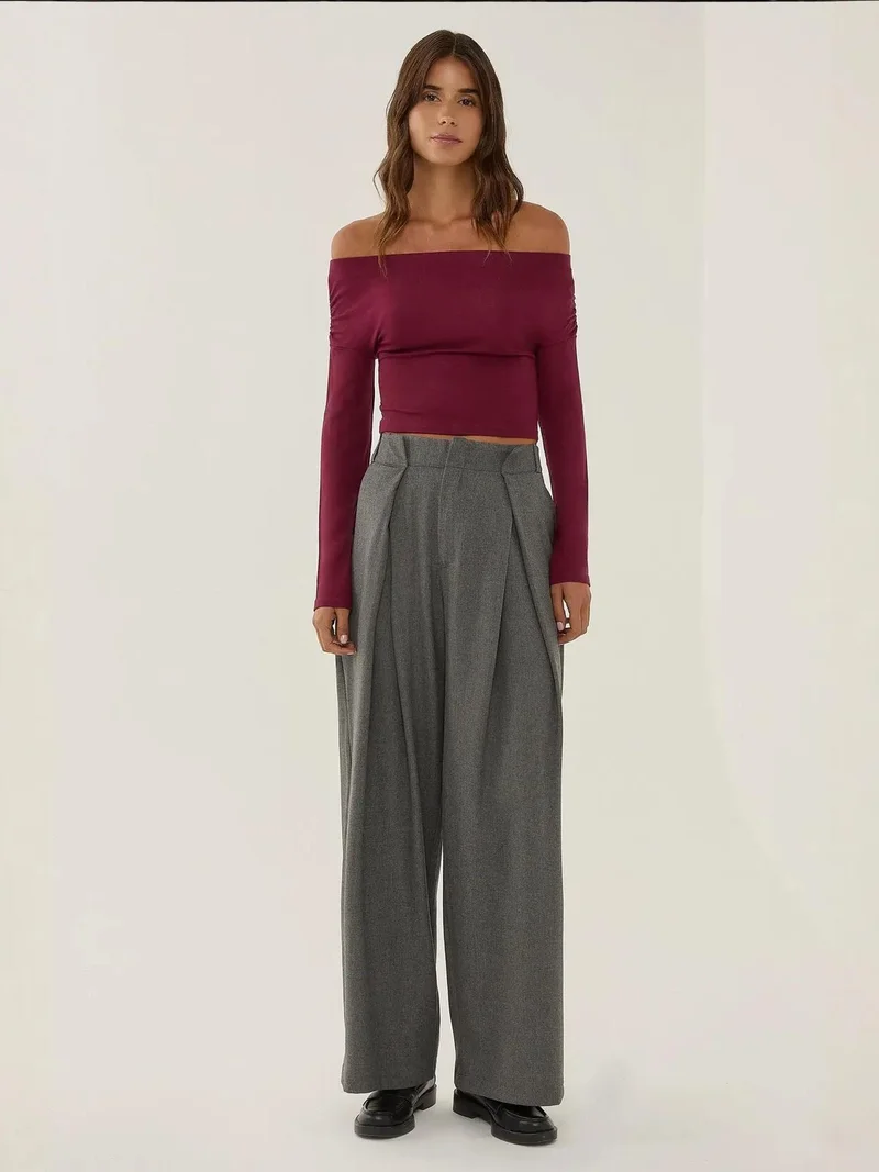 HICCUP  Off Shoulder Carmen Collar Blouse for Women | Best Price UAE