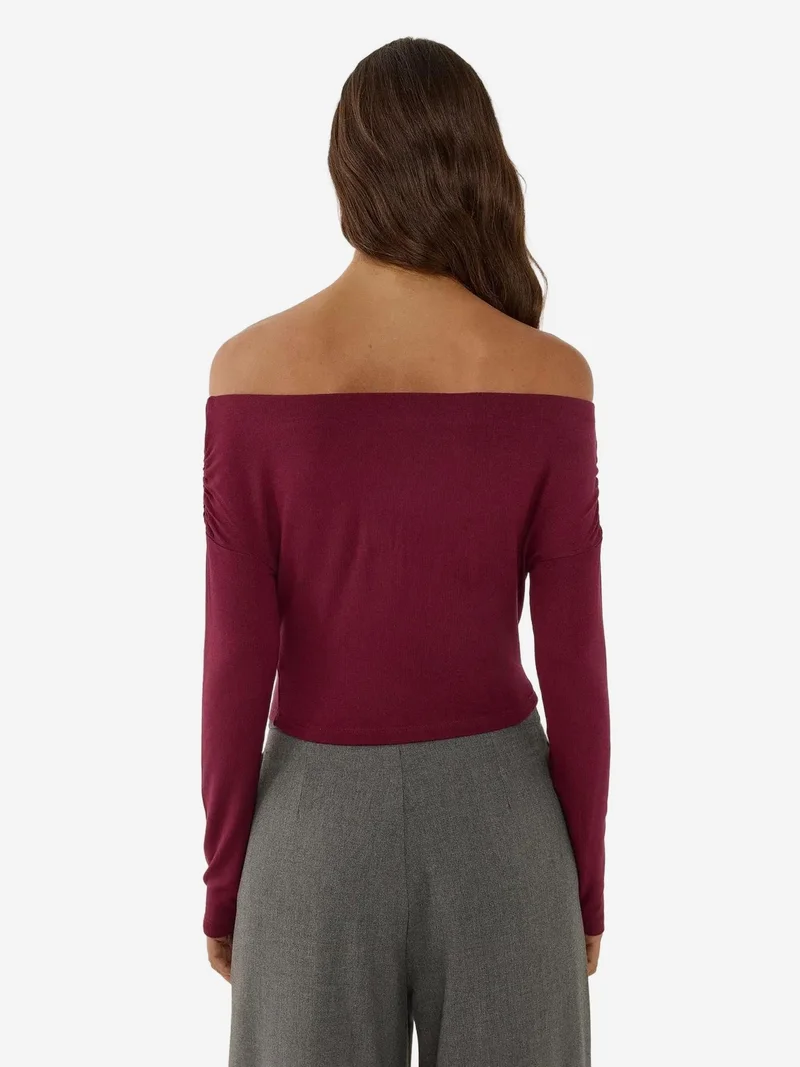 HICCUP  Off Shoulder Carmen Collar Blouse for Women | Best Price UAE