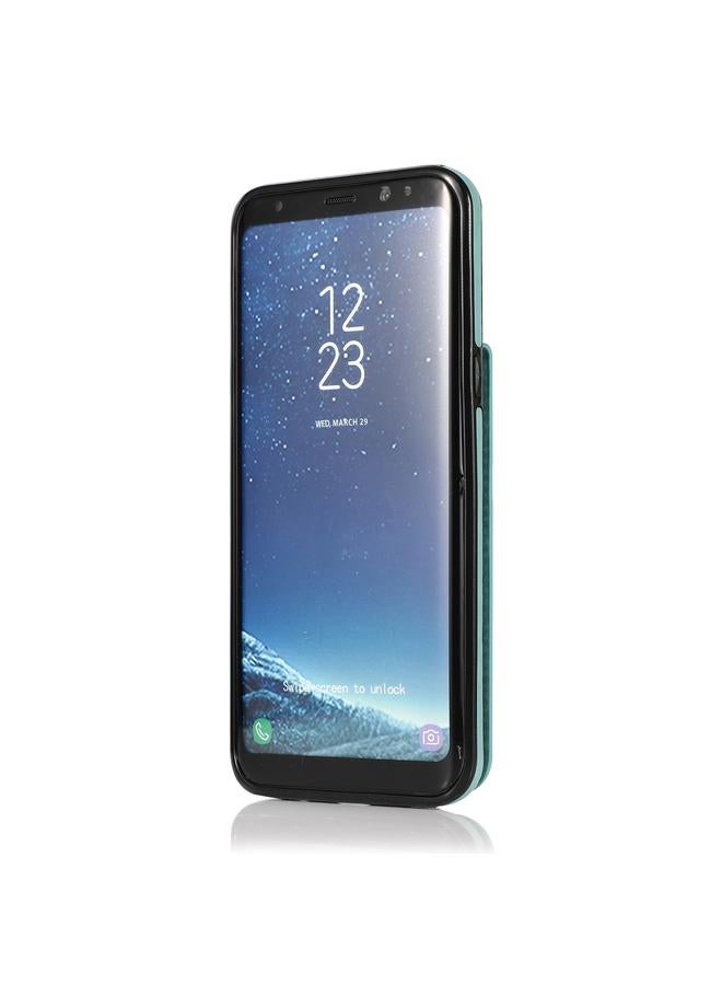 S-TOP Case For Samsung Galaxy S8 Plus Solid Color PC + TPU Protective Case with Holder & Card Slots - Image 3