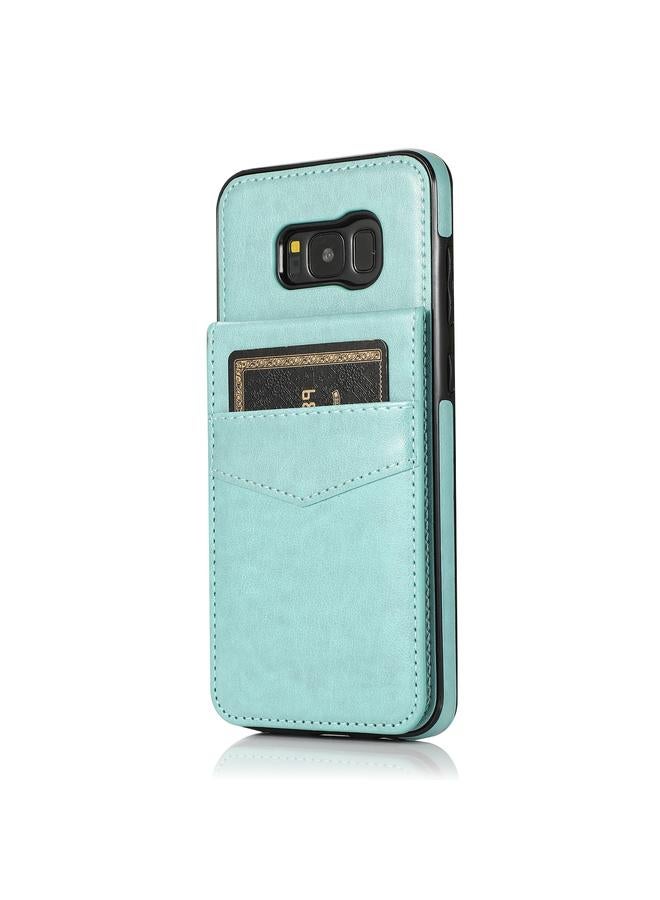 S-TOP Case For Samsung Galaxy S8 Plus Solid Color PC + TPU Protective Case with Holder & Card Slots - Image 2
