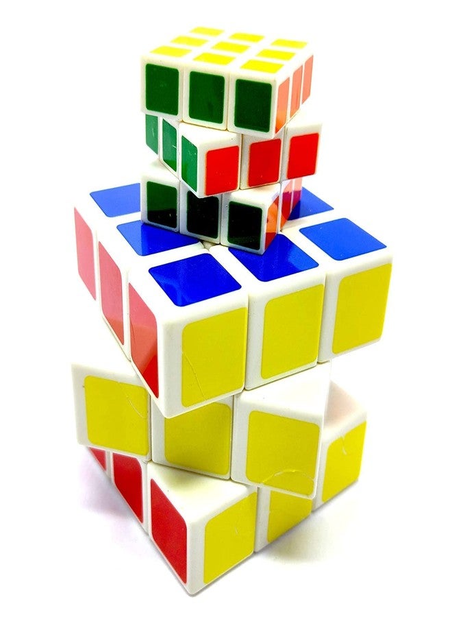 ROARIFY 3x3 Magic Cube Set | High-Speed Puzzle Cubes for Kids & Adults | Multicolor Large & Small Combo (Set of 2) - Image 1