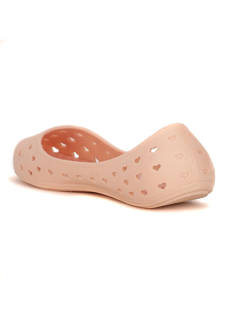 Bata Hearts Ballerina E Women's Pink Ballerina - 7 UK (5525020) - Image 4
