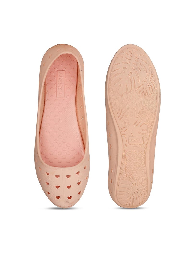 Bata Hearts Ballerina E Women's Pink Ballerina - 7 UK (5525020) - Image 5