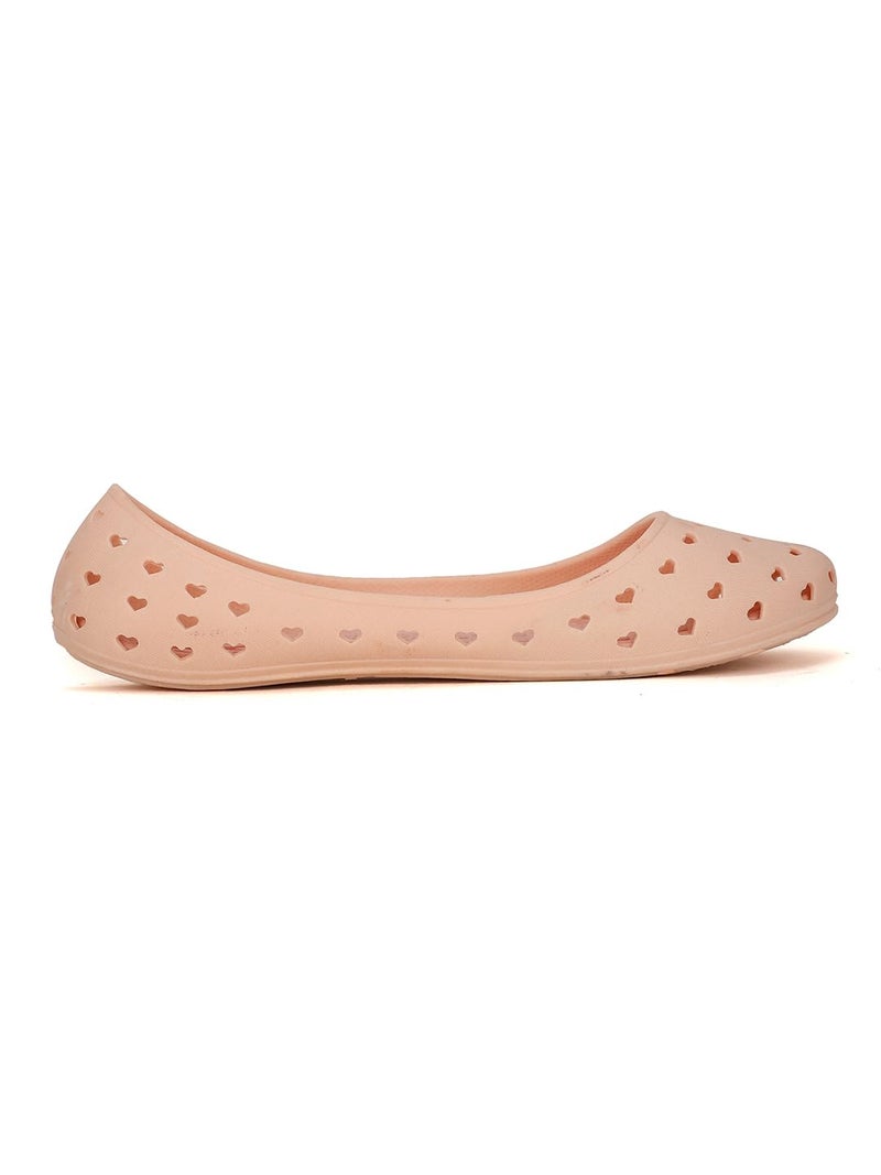 Bata Hearts Ballerina E Women's Pink Ballerina - 7 UK (5525020) - Image 3