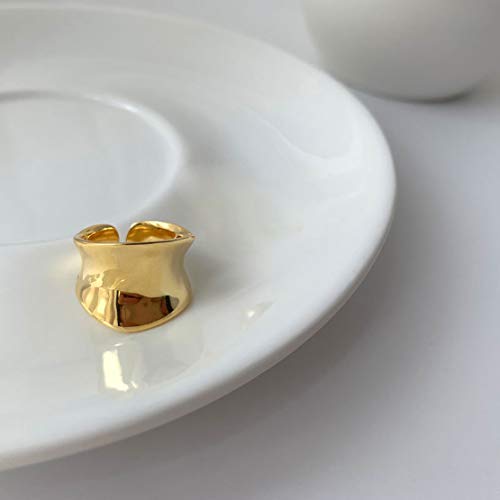 WAINIS 6 Pcs Chunky Open Rings for Women Statement Boho Adjustable Rings Set - Image 5