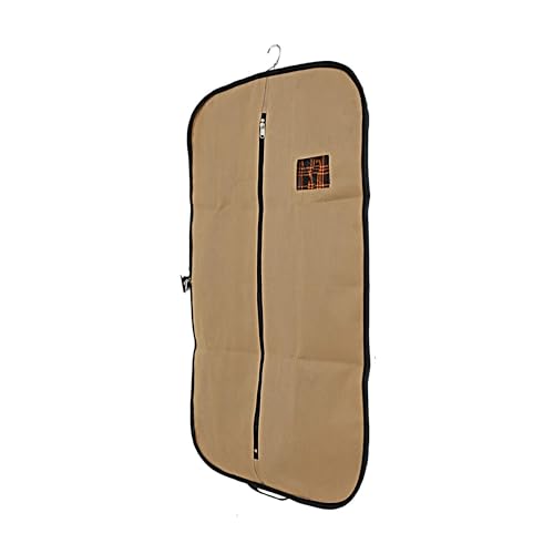 Kuber Industries Pack of 6 Coat Cover | Foldable Blazer Cover | Suit Cover With Zipper Closure | Cloth Organizer For Dust Proof Jacket | Cream - Image 4