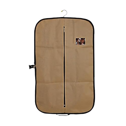Kuber Industries Pack of 6 Coat Cover | Foldable Blazer Cover | Suit Cover With Zipper Closure | Cloth Organizer For Dust Proof Jacket | Cream - Image 3