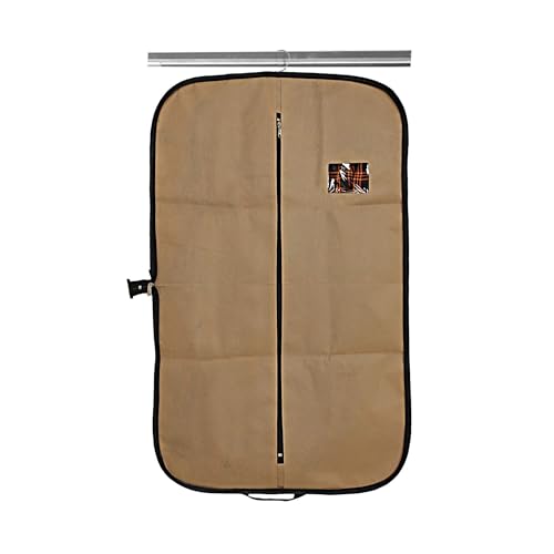 Kuber Industries Pack of 6 Coat Cover | Foldable Blazer Cover | Suit Cover With Zipper Closure | Cloth Organizer For Dust Proof Jacket | Cream - Image 5