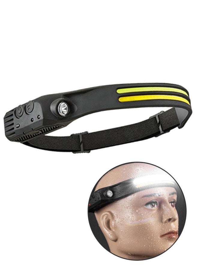 Rechargeable Sensor Headlight Suitable for Night Running Adventures and Outdoor Occasions - Image 1