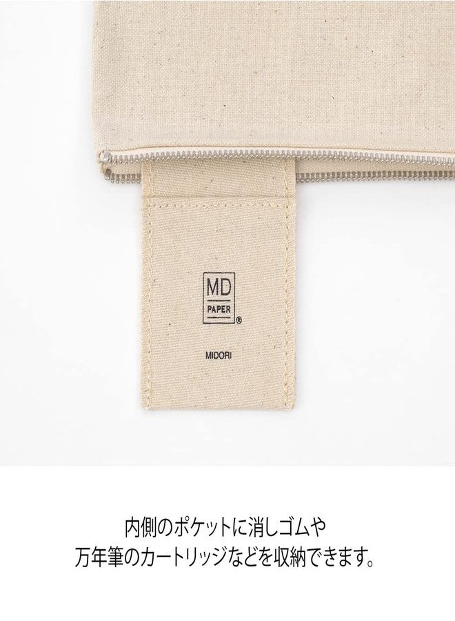 Midori DESIGNPHIL MIDORI 41813006 Pencil Case, MD Pen Case, Kurashiki Canvas - Image 4