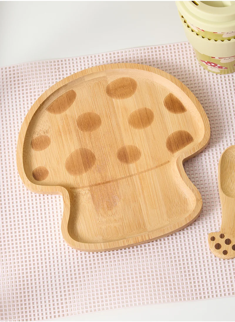 ساس آند بيل Mushroom Bamboo Plate