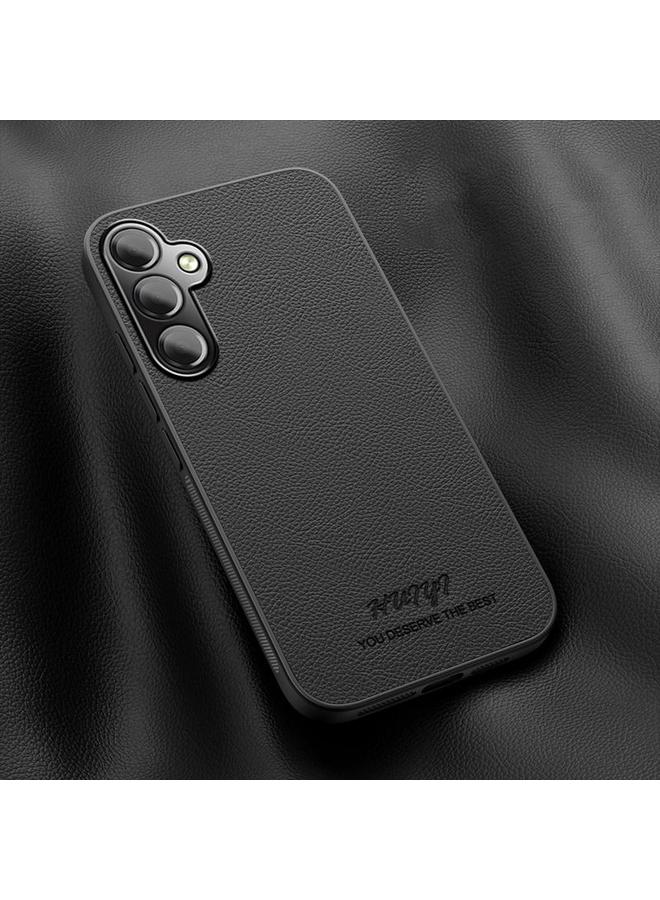 اس-توب جراب هاتف مغناطيسي من الجلد من HUIYI لهاتف Samsung Galaxy A14 4G / 5G - Image 1