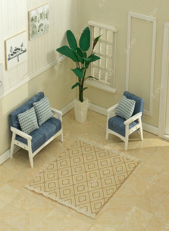 iLAND Miniature Dollhouse Accessories, 60pcs Dollhouse Flooring on 1/12 Scale 1/6 Scale, Dollhouse Floor Tiles Double-Sided (60pcs Advanced Noble Swords in Vines & Twill Marbeling) - Image 5