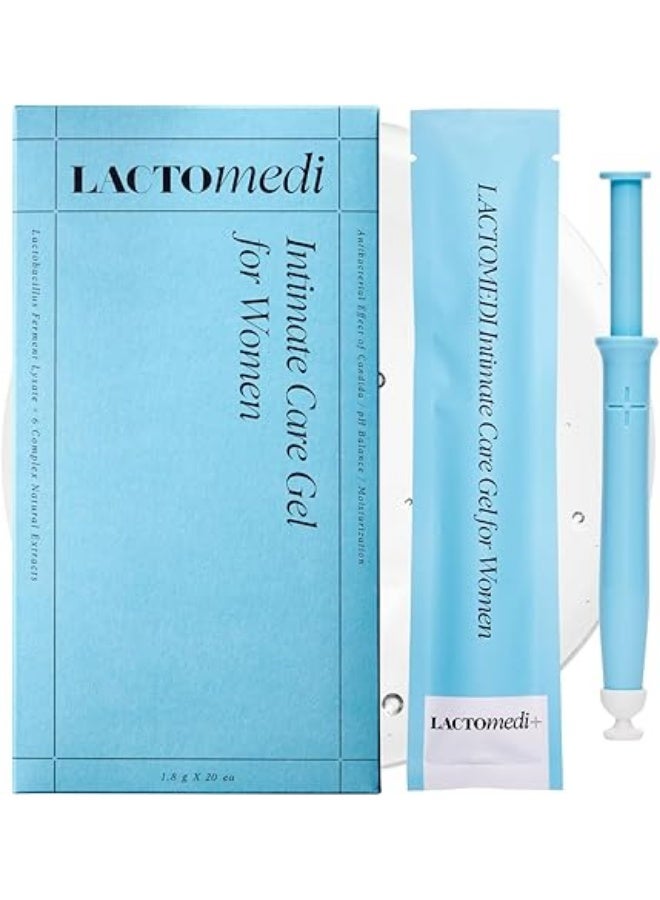 LACTOMEDI Intimate Care Gel | pH Balance Formula | Feminine Care Support | Itchiness and Unpleasant Odor (20pcs)