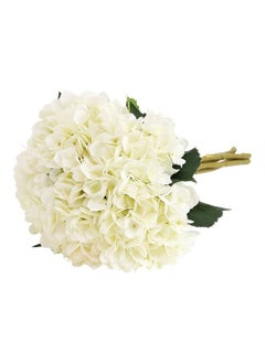 مجموعة من 5 قطع من أزهار الكوبية الصناعية بملمسٍ حقيقي وكل منها بساقٍ واحدةٍ طويلة White/Green