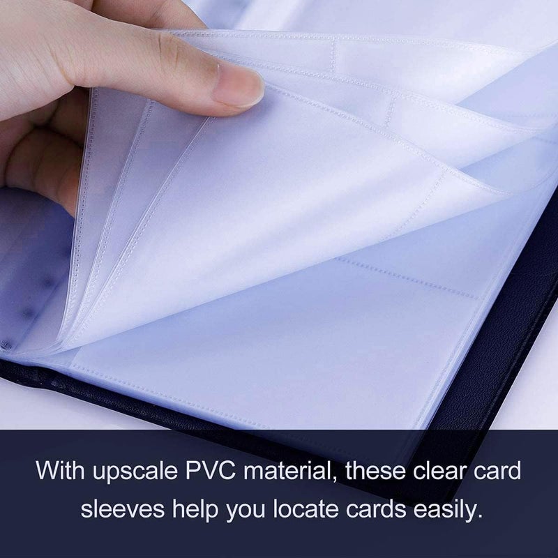 CareTick 240 Business Card holder Book Business Name Card Organizer Professional Book PU Leather office Journal Credit Card Holder Book Slim Wallet for Men & Women (BCH-240) - Image 2