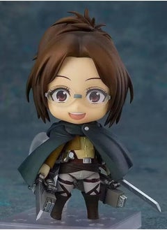 General Q version of Clay Man #1123 Attack on the Giant, Hanji Zoe, exchangeable, anime figure to give gifts to fans and friends (10cm)  - Image 1