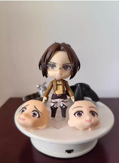 General Q version of Clay Man #1123 Attack on the Giant, Hanji Zoe, exchangeable, anime figure to give gifts to fans and friends (10cm)  - Image 3