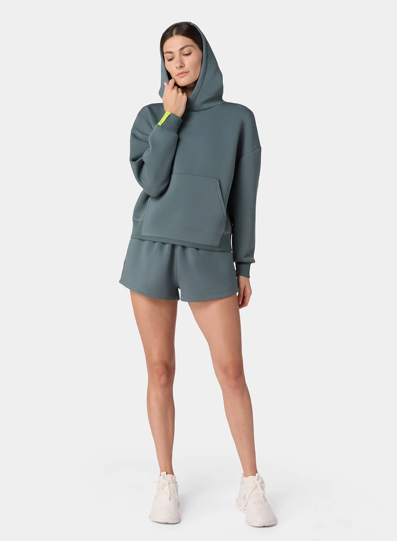 SQUATWOLF Spacer Cropped Hoodie