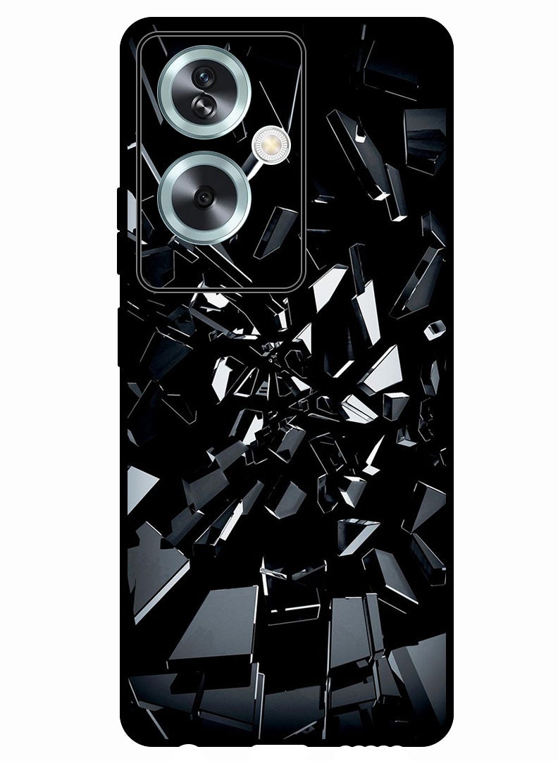 Theodor Protective Case Anti Scratch Shock Proof Bumper Cover For Oppo A79 5G Black 1 - Image 1