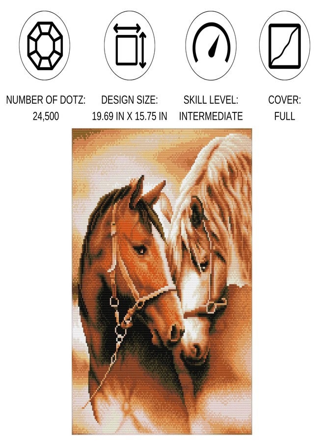 DIAMOND DOTZ Togetherness Diamond Painting Kits for Adults - Diamond Art Kits a Relaxing Creative Craft Kit with Dotz Gems - Image 2